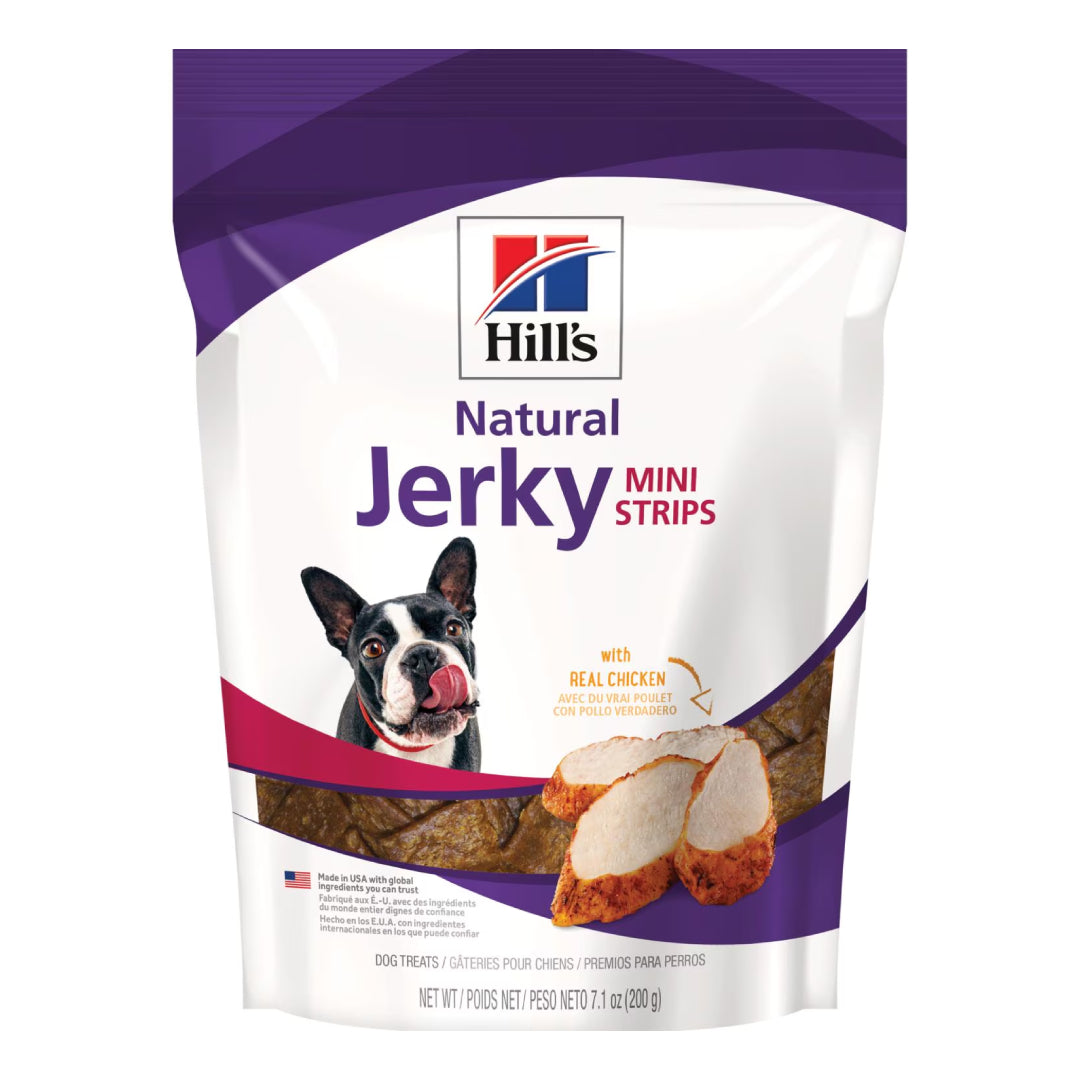 Mini tiras de carne seca con pollo real
