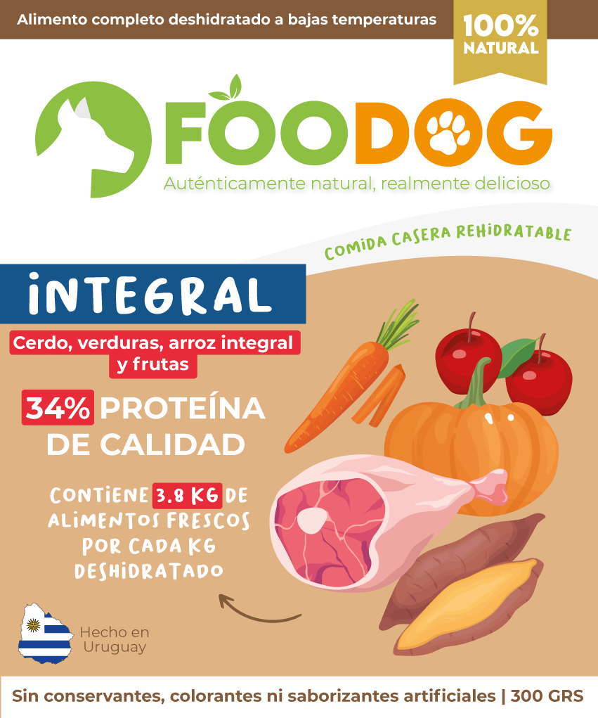 Alimento deshidratado Integral 300g