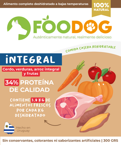 Alimento deshidratado Integral 300g