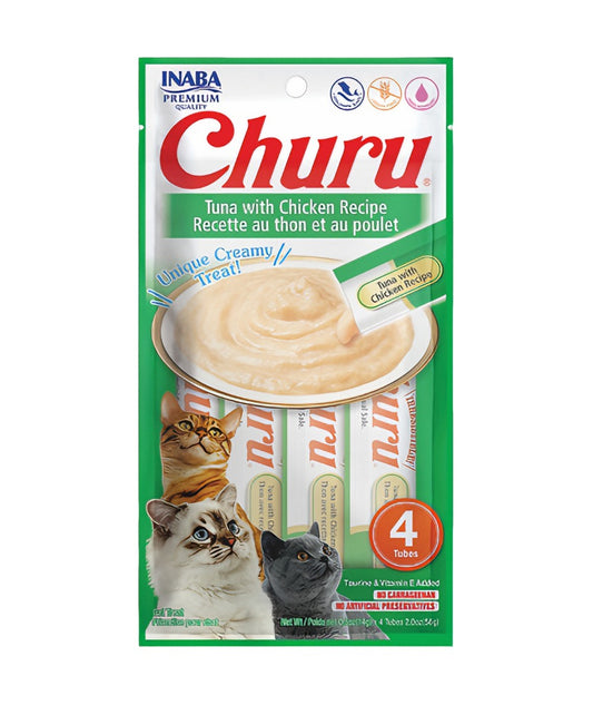 Churu Atún y pollo x 4 uni Snack para gatos