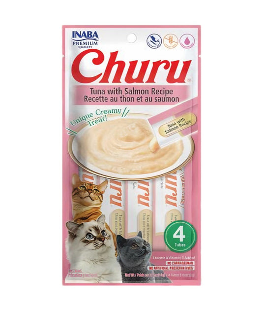 Churu Atún y salmón x 4 uni Snack para gatos
