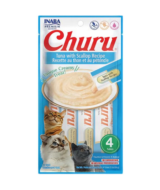 Churu Atún y ostión x 4 uni Snack para gatos