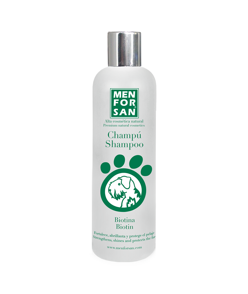 Champú para perros con Biotina