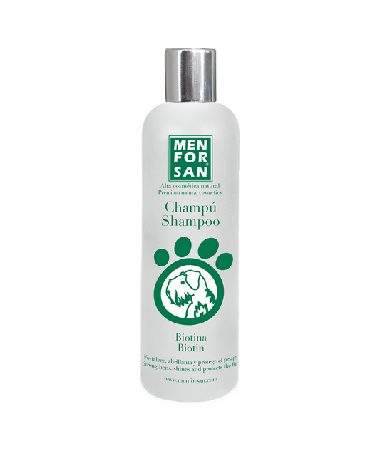 Champú para perros con Biotina
