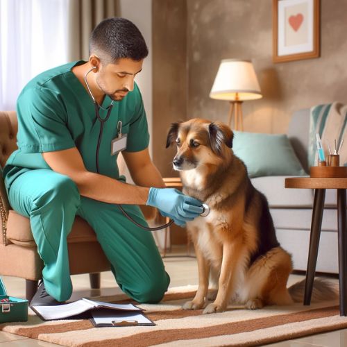Consulta veterinaria para perros y gatos a domicilio