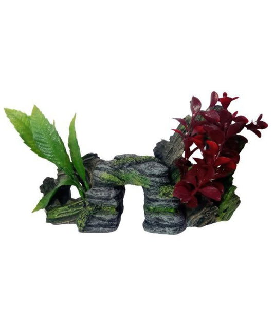 Decoración de Rocas y Plantas Marinas para Acuarios