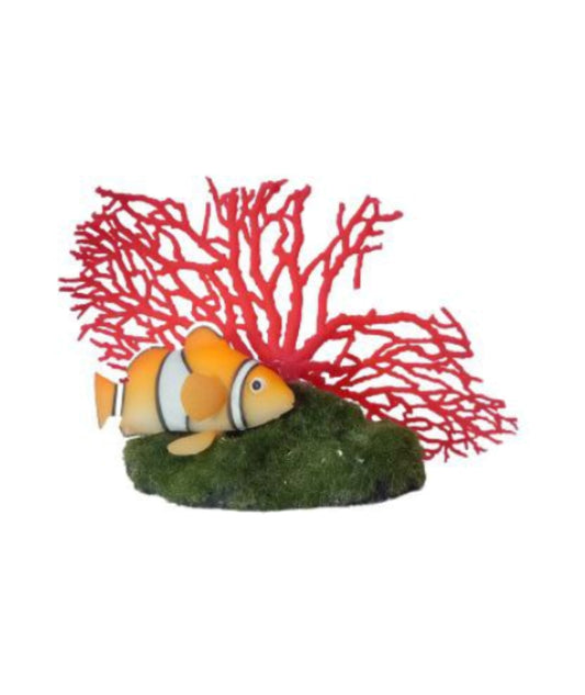 Decoración de Pez y Coral Marino para Acuarios