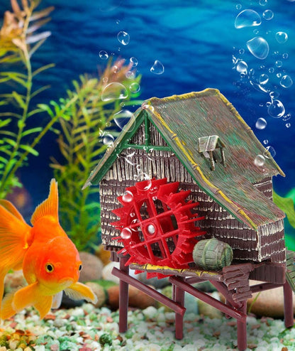 Decoración de Casa con Molino para Acuarios